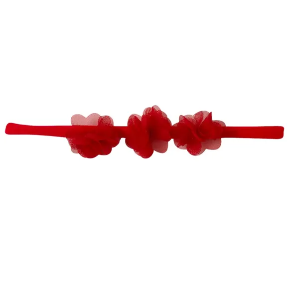 Faixa Para Cabelo Com Aplique De Florzinha Tip Top
