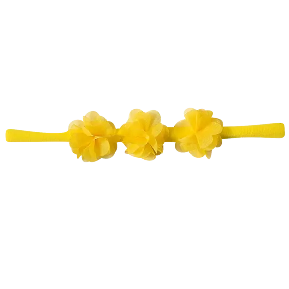 Faixa Para Cabelo Com Aplique De Florzinha Tip Top