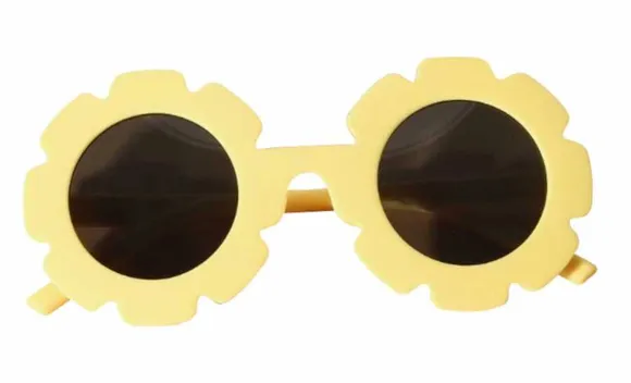 Óculos Florzinha Amarelo Tip Top