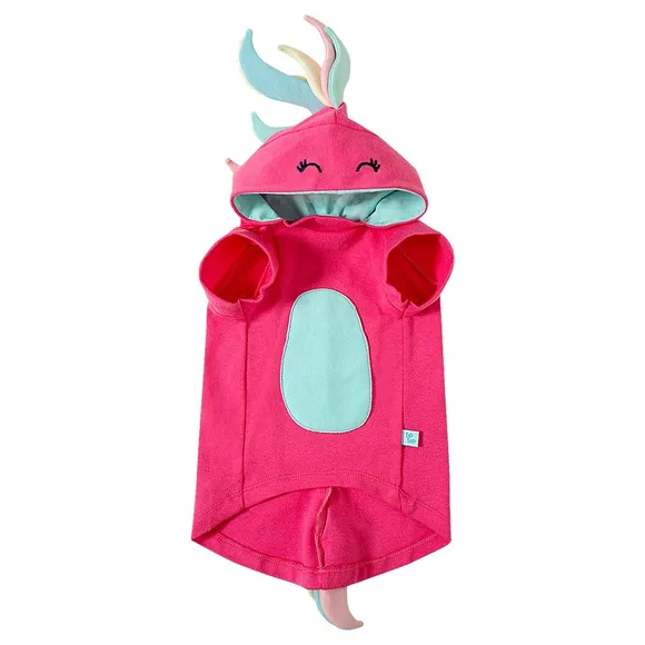 Roupa Para Pet Unicórnio Suedine 38 Cm x 46 Cm Tip Top