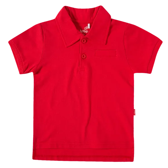 Camiseta Festiva Polo Meia Malha Toddler Tip Top