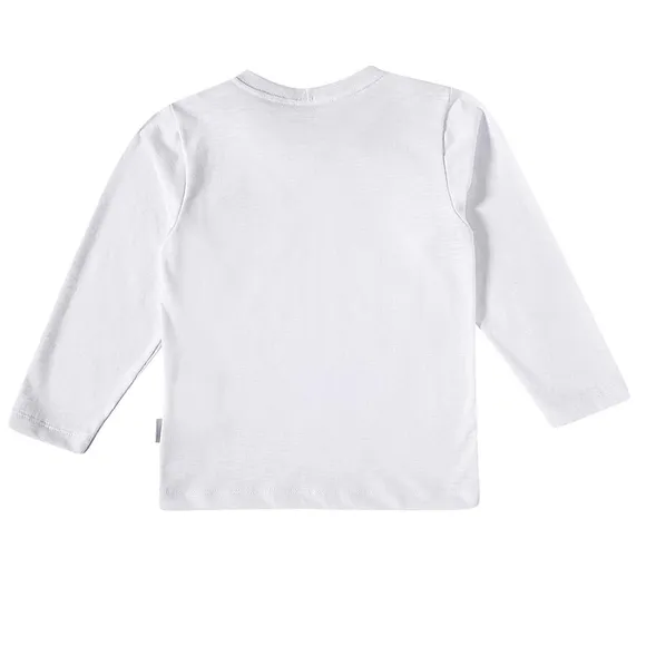 Camiseta Manga Longa Toddler Lisa Malha Flamê Tip Top