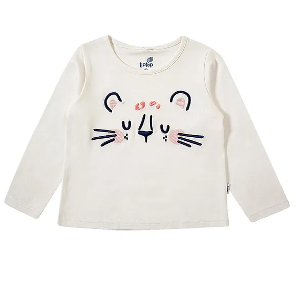 Blusa Manga Longa Toddler Zoo Cotton Tip Top