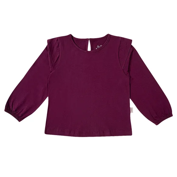 Blusa Manga Longa Meia Malha Toddler Tip Top