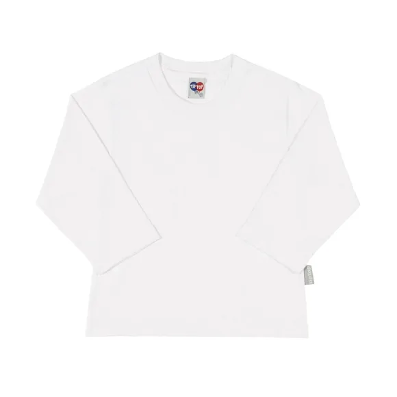 Blusa Manga Longa Básica Cotton Toddler