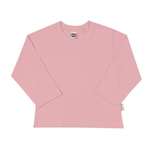 Blusa Manga Longa Básica Cotton Toddler
