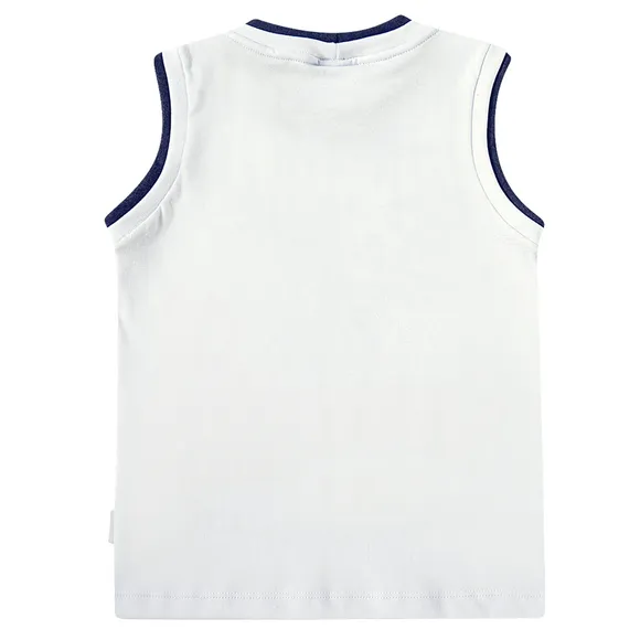 Camiseta Regata Ondas Surf Meia Malha Toddler Tip Top