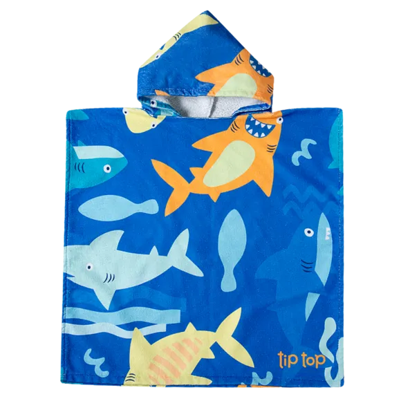 Poncho De Praia Toddler Tuba Colors Tip Top
