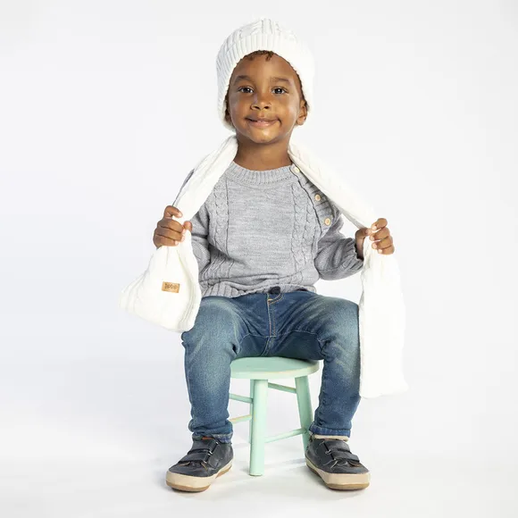 Blusão Batizado Com Botões Estampa Lisa Tricot Toddler Tip Top