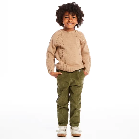 Blusão Toddler Sisal Liso Tricot Tip Top