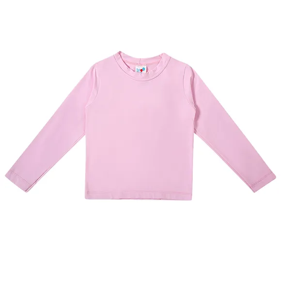 Camiseta Praia Estampa Lisa Lycra Toddler Proteção Uv50+ Tip Top