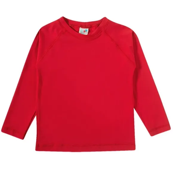Camiseta Praia Manga Longa Toddler Lycra Proteção Uv 50+ Tip Top