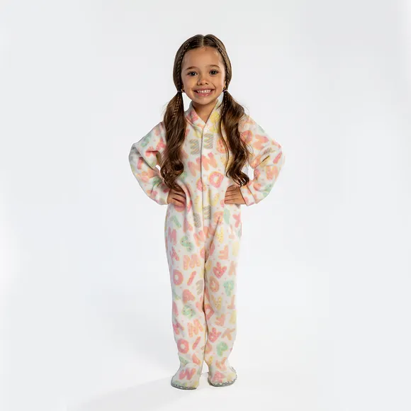 Pijama Macacão Abc Soft Toddler Tip Top