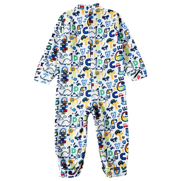 Pijama Macacão Toddler Dino Rabisco Soft Tip Top