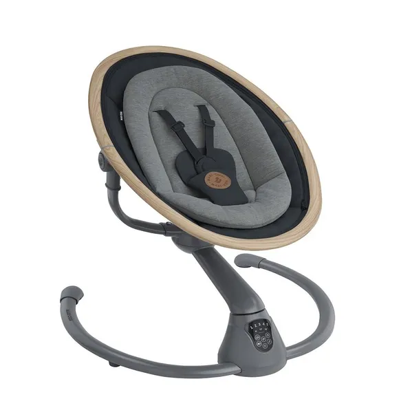 Cadeira De Descanso Automática Cássia Swing Ate 9kg Beyound Graphite Maxi Cosi