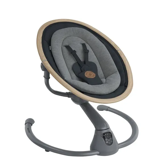 Cadeira De Descanso Automática Cássia Swing Ate 9kg Beyound Graphite Maxi Cosi
