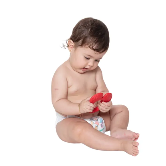 Mordedor De Silicone Com Texturas Mickey Disney Baby Bda