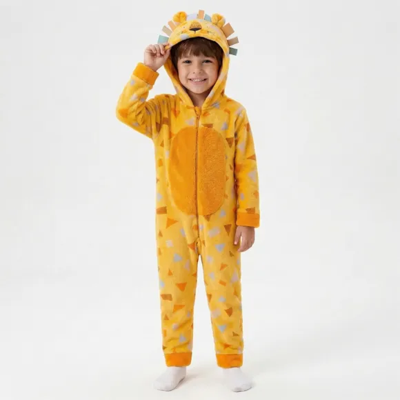 Macacão Kids Peludinhos Leão Tip Top