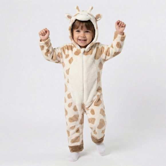 Macacão Kids Peludinhos Girafa Tip Top