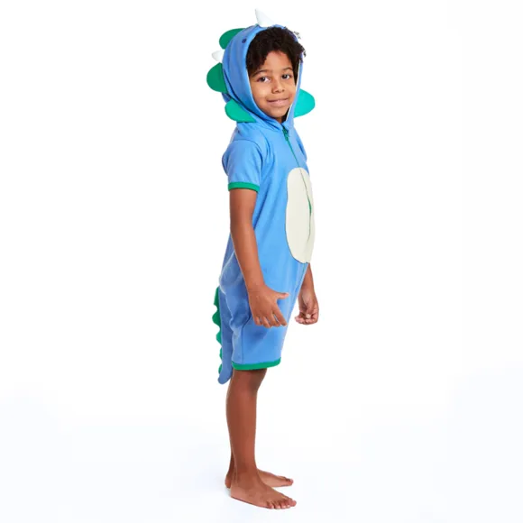 Macaquinho Divertidos Dino Triceratops Suedine Kids Tip Top
