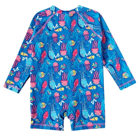 Macaquinho Praia Kids Oceano Elastano Proteção Uv 50+ Tip Top