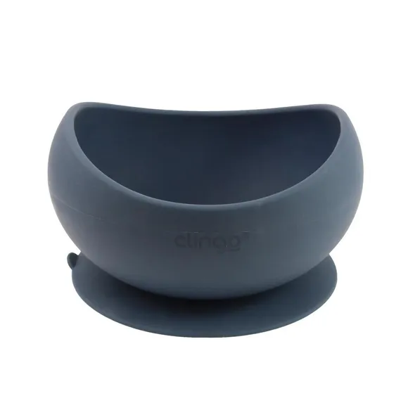 Bowl De Silicone Com Ventosa Flex Azul Clingo