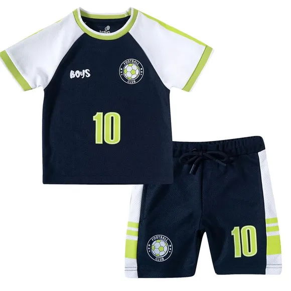 Conjunto Curto Kids Football Malha Mesh Tip Top