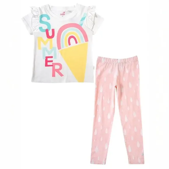 Conjunto Summer Meia Malha Kids Tip Top