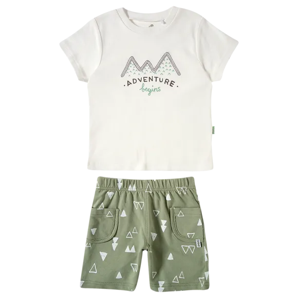 Conjunto Camping Meia Malha Kids