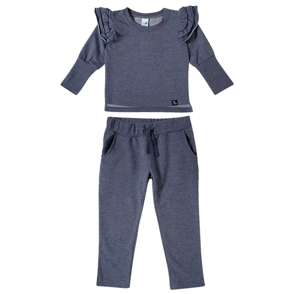 Conjunto Comprido Moletinho Kids Tip Top