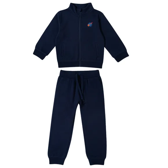 Conjunto Comprido Foguete Marinho Moletom Kids Tip Top