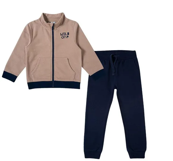Conjunto Comprido Moletom Bordado Kids Tip Top