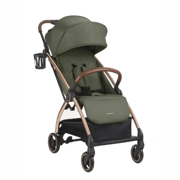Carrinho De Bebê Joy Army Green Kikka Boo