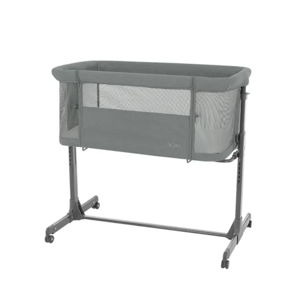 Berço Co Sleep Dark Grey Noah Kikka Boo
