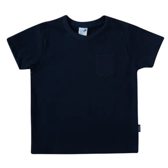 Camiseta Manga Curta Kids Lisa Malha Flamê Tip Top