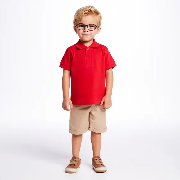Camiseta Manga Curta Kids Festivo Meia Malha Tip Top
