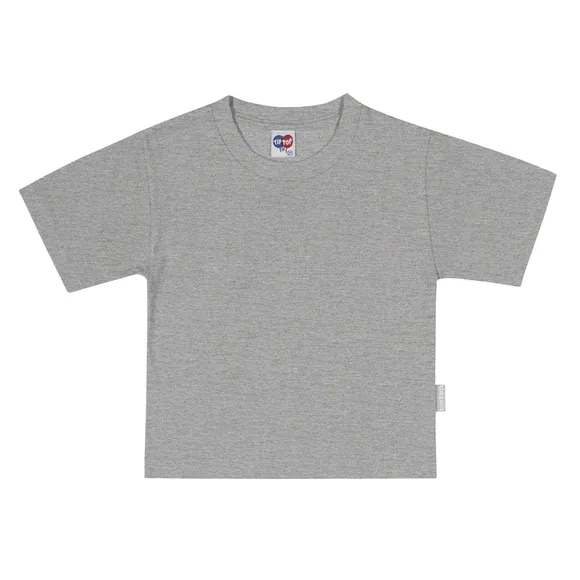 Camiseta Manga Curta Básica Menino 4 a 10 Anos Tip Top
