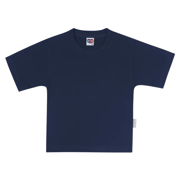 Camiseta Manga Curta Básica Menino 4 a 10 Anos Tip Top