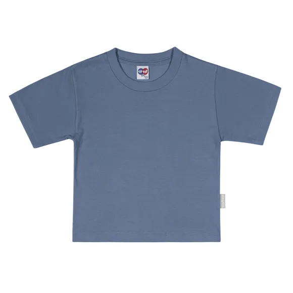 Camiseta Manga Curta Básica Menino 4 a 10 Anos Tip Top