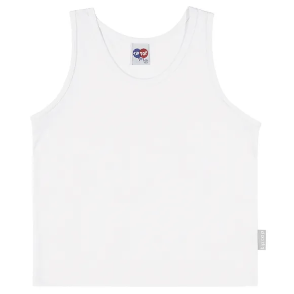 Camiseta Regata Infantil Básica Kids Meia Malha