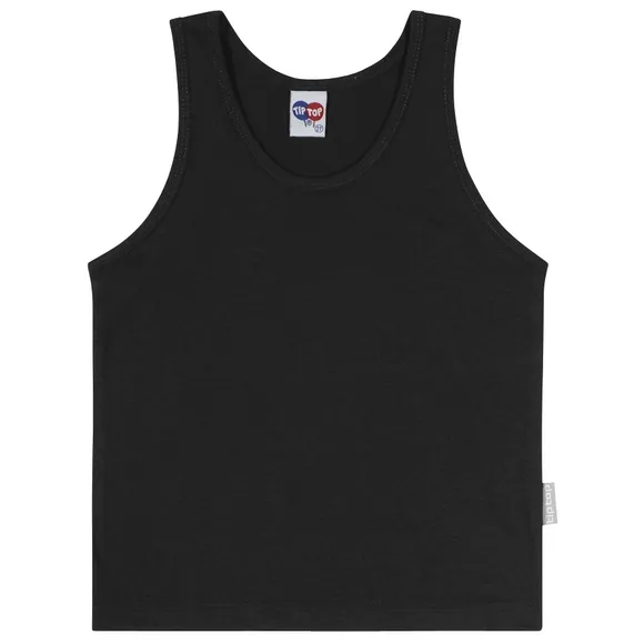 Camiseta Regata Infantil Básica Kids Meia Malha