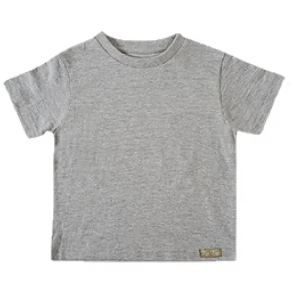 Camiseta Manga Curta Lisa Meia Malha Kids Tip Top