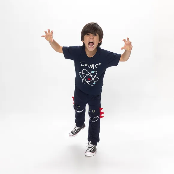 Camiseta Cientista Meia Malha Silk Kids