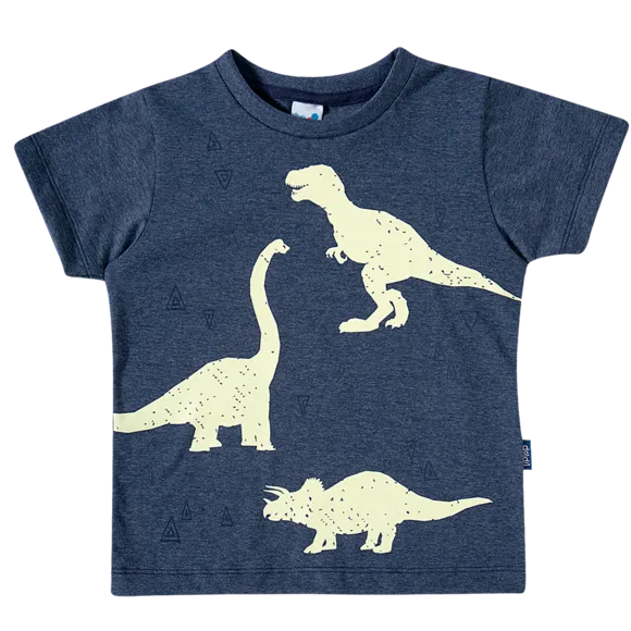 Camiseta Meia Malha Dino Kids
