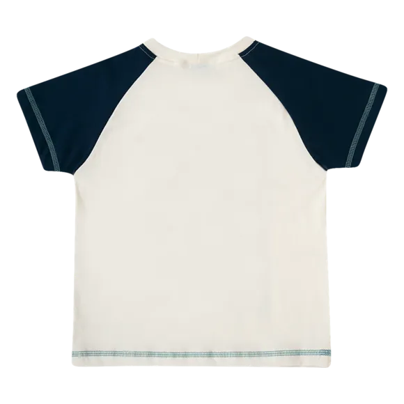 Camiseta Manga Curta Safari Meia Malha Kids Tip Top