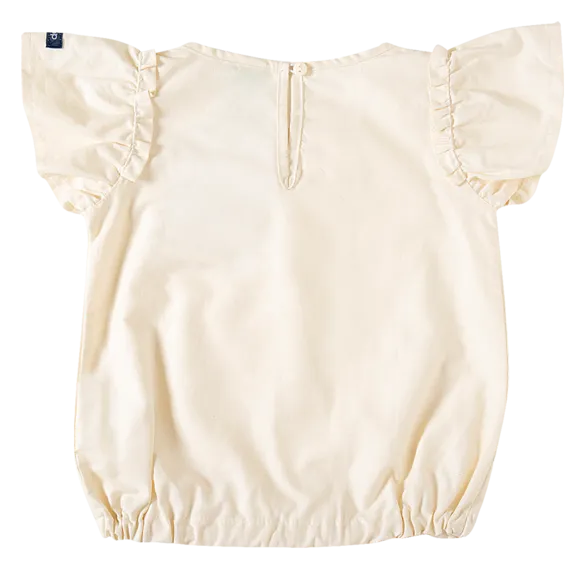 Blusa Estampa Lisa Tricoline Kids Tip Top