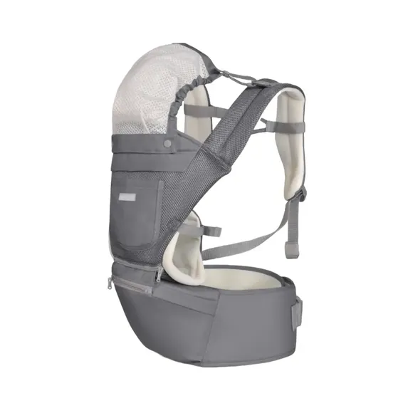 Canguru Ergonômico Chloe 3 Em 1 Grey Kikka Boo