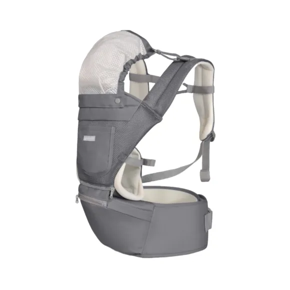 Canguru Ergonômico Chloe 3 Em 1 Grey Kikka Boo