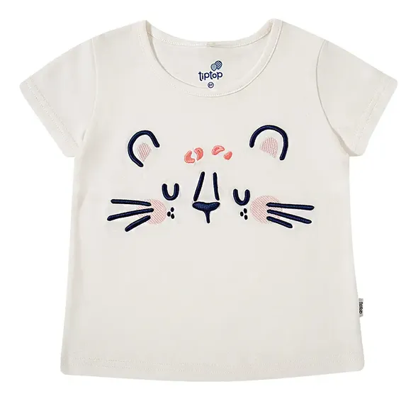 Blusa Manga Curta Kids Zoo Cotton Tip Top