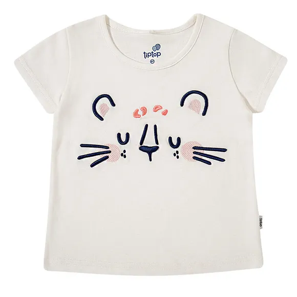 Blusa Manga Curta Kids Zoo Cotton Tip Top